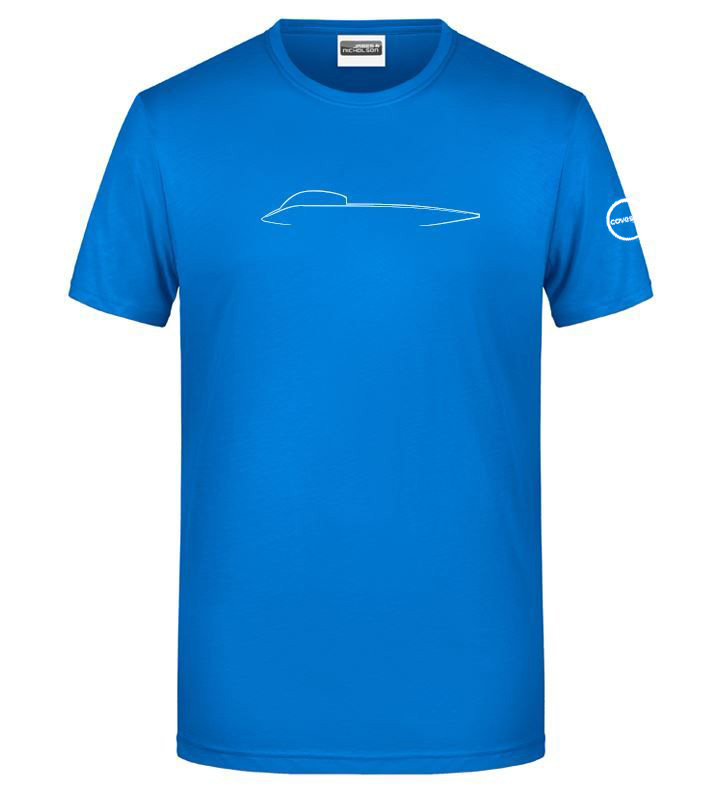 T-Shirt Cyan Damen Sonnenwagenshirt  