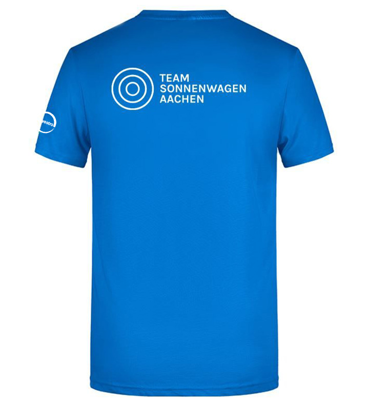 T-Shirt Cyan Herren Sonnenwagenshirt 