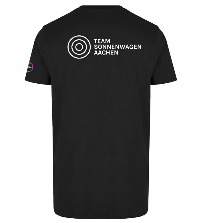 T-Shirt schwarz Damen Sonnenwagenshirt  