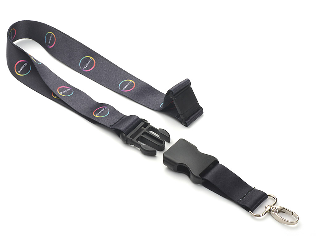 60 Lanyards "schwarz"