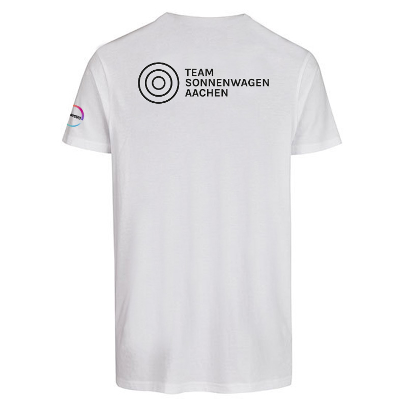 T-Shirt weiß Herren Sonnenwagenshirt